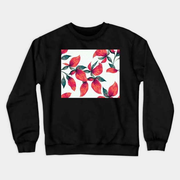 Mediterranean Florals Crewneck Sweatshirt by Blue Planet Boutique